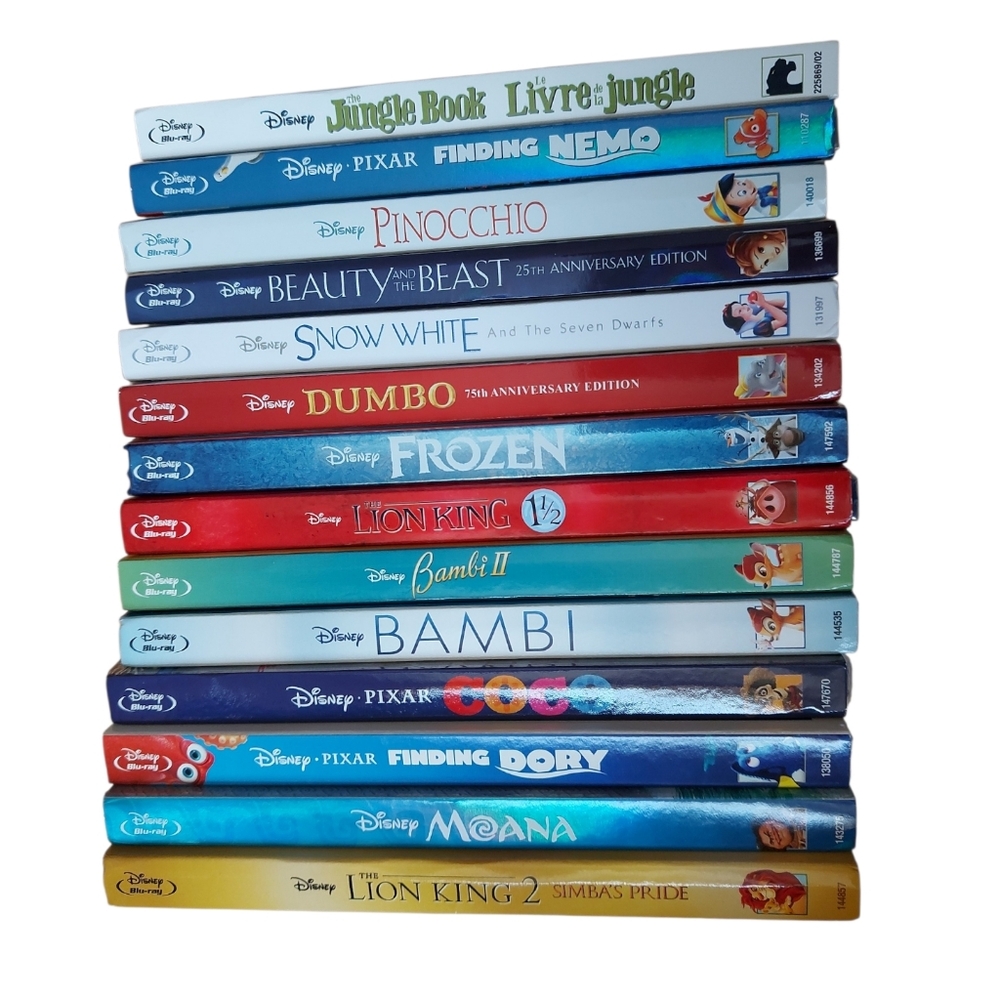Disney Brand New Sealed Bluray Bundle